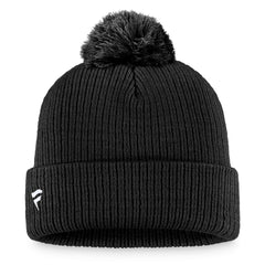 New Orleans Saints Women's Logo Cuffed Knit Hat with Pom - Black cheap