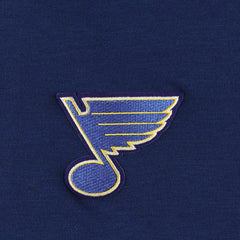 St. Louis Blues Antigua Spikes Raglan Quarter-Zip Hoodie Heather Navy