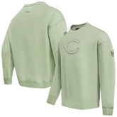 Cincinnati Reds Pro Standard Neutral Drop Shoulder Pullover Sweatshirt - Green