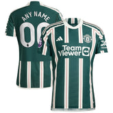 Manchester United 2023/24 Away Custom Jersey - Green | Adidas outlet