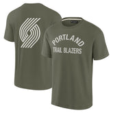 Portland Trail Blazers Unisex Elements Super Soft Short Sleeve T-Shirt - Olive | Fanatics discount