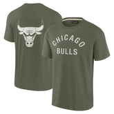 Chicago Bulls Unisex Elements Super Soft Short Sleeve T-Shirt sale - Olive | Fanatics for sale