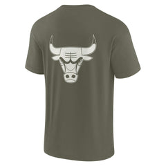 Chicago Bulls Unisex Elements Super Soft Short Sleeve T-Shirt sale - Olive | Fanatics for sale