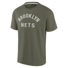 Brooklyn Nets Unisex Elements Super Soft Short Sleeve T-Shirt - Olive | Fanatics sale