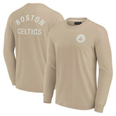 Boston Celtics Unisex Elements Super Soft Long Sleeve T-Shirt - Khaki | Fanatics cheap