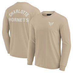 Charlotte Hornets Unisex Elements Super Soft Long Sleeve T-Shirt - Khaki | Fanatics on sale