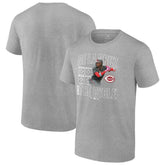 Elly De La Cruz Cincinnati Reds Cycle T-Shirt - Heather Gray
