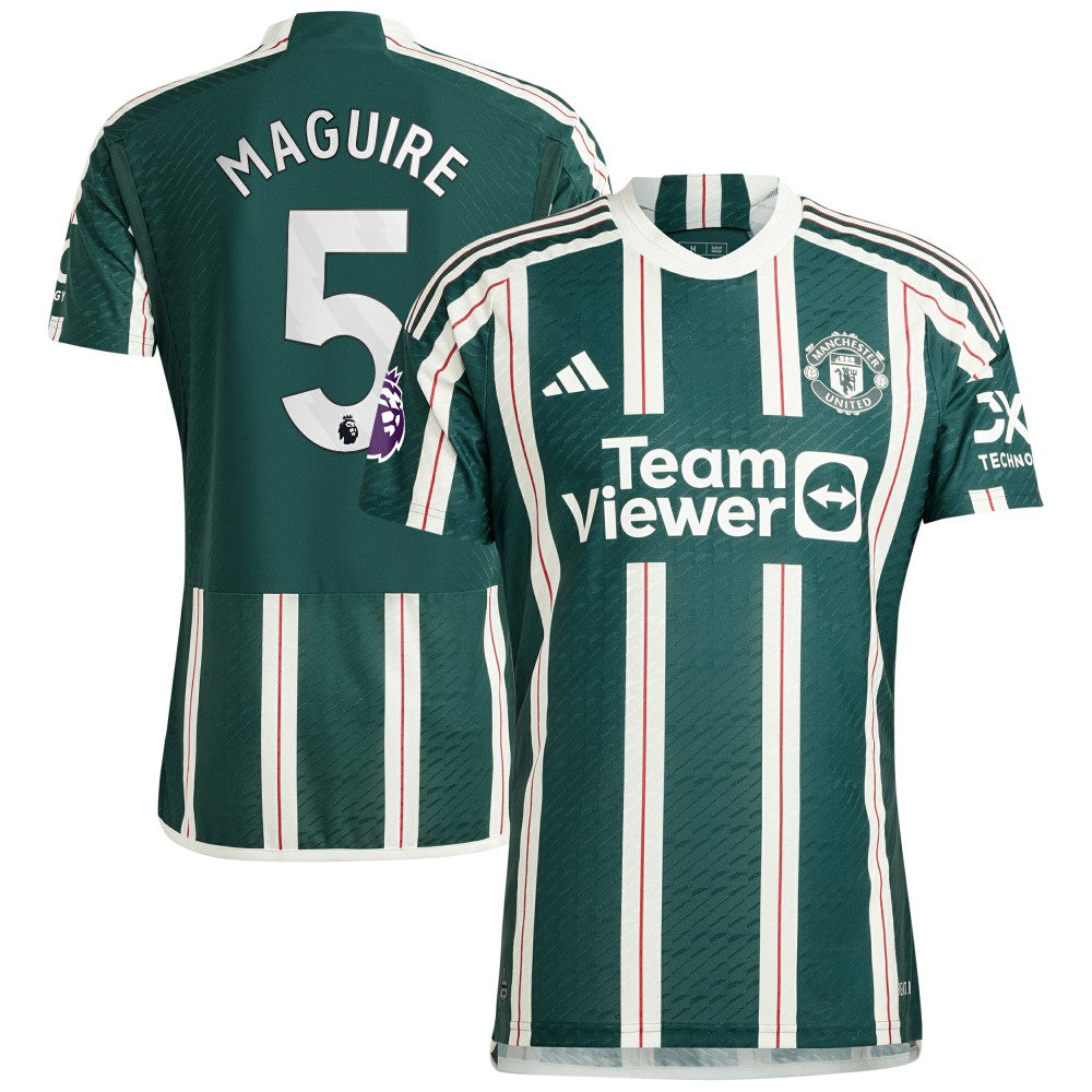 Harry Maguire Manchester United 2023/24 Away Player Jersey - Green | Adidas shop