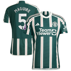 Harry Maguire Manchester United 2023/24 Away Player Jersey - Green | Adidas shop