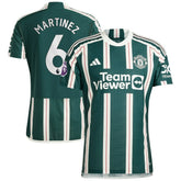 Lisandro Martínez Manchester United 2023/24 Away Player Jersey - Green | Adidas for sale