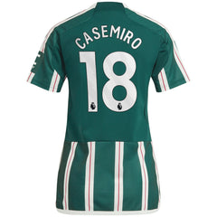 Casemiro Manchester United Women's 2023/24 Away Replica Player Jersey - Green | Adidas for sale