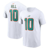 Tyreek Hill Miami Dolphins Player Name & Number T-Shirt - White | Nike sale