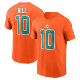 Tyreek Hill Miami Dolphins Player Name & Number T-Shirt - Orange | Nike sale