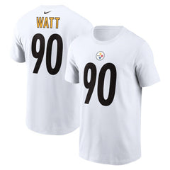 T.J. Watt Pittsburgh Steelers Player Name & Number T-Shirt - White | Nike sale