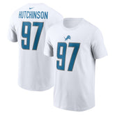 Aidan Hutchinson Detroit Lions Player Name & Number T-Shirt - White | Nike outlet