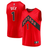 Gradey Dick Toronto Raptors Fast Break Player Jersey - Icon Edition - Red | Fanatics cheap
