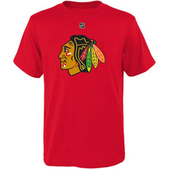 Connor Bedard Chicago Blackhawks Preschool Authentic Stack Name & Number T-Shirt Red