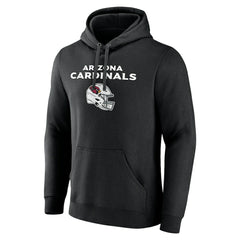 Arizona Cardinals Personalized Name & Number Team Wordmark Pullover Hoodie - Black cheap