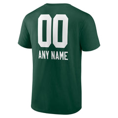 Green Bay Packers Personalized Name & Number Team Wordmark T-Shirt - Green discount