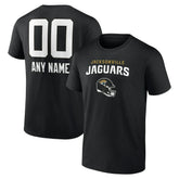 Jacksonville Jaguars Personalized Name & Number Team Wordmark T-Shirt - Black sale