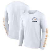 Houston Astros Press Box Long Sleeve T-Shirt - White