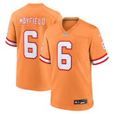 Baker Mayfield Tampa Bay Buccaneers Throwback Game Jersey - Orange | Nike on sale
