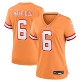 Baker Mayfield Tampa Bay Buccaneers Women's Throwback Game Jersey - Orange | Nike on sale