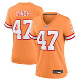 John Lynch Tampa Bay Buccaneers Women's Throwback Game Jersey - Orange | Nike sale