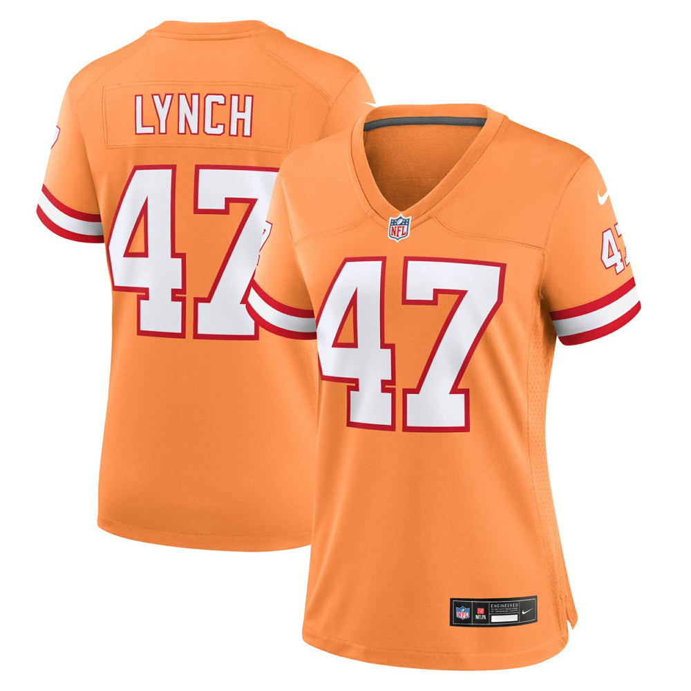 John Lynch Tampa Bay Buccaneers Women's Throwback Game Jersey - Orange | Nike sale