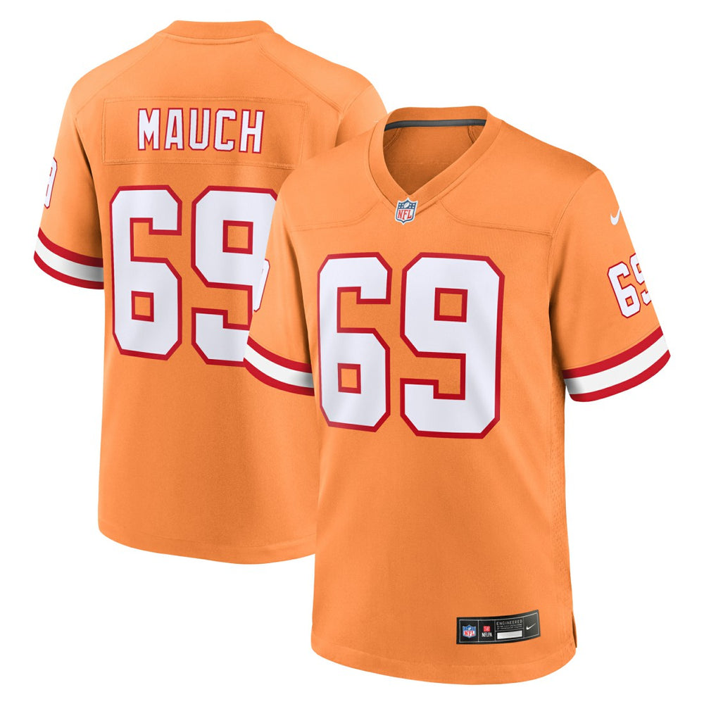 Cody Mauch Tampa Bay Buccaneers Alternate Game Jersey - Orange | Nike sale
