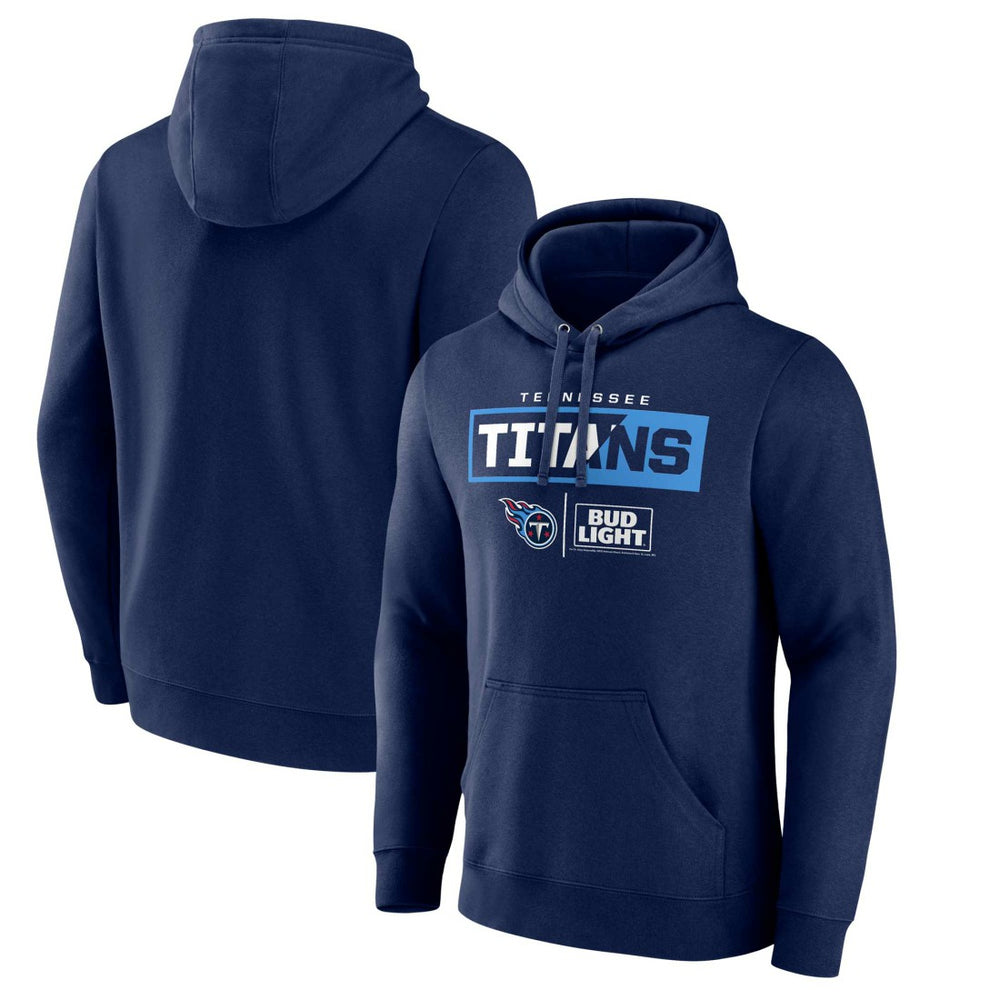 Tennessee Titans NFL x Bud Light Pullover Hoodie - Navy on sale