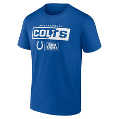 Indianapolis Colts NFL x Bud Light T-Shirt - Royal on sale