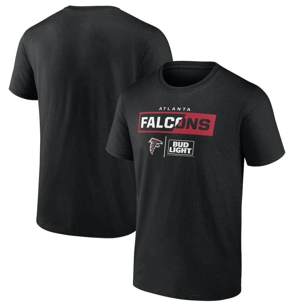 Atlanta Falcons NFL x Bud Light T-Shirt - Black sale