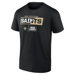 New Orleans Saints NFL x Bud Light T-Shirt - Black online