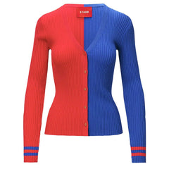 Buffalo Bills STAUD Women's Cargo Sweater - Red/Royal sale