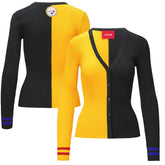 Pittsburgh Steelers STAUD Women's Cargo Sweater - Gold/Black discount