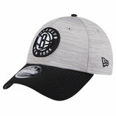 Brooklyn Nets Active Digi-Tech Two-Tone 9FORTY Adjustable Hat - Heather Gray/Black | New Era shop