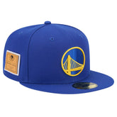 Golden State Warriors Court Sport Leather Applique 59FIFTY Fitted Hat sale - Royal | New Era for sale