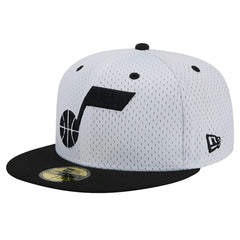 Utah Jazz Throwback 2Tone 59FIFTY Fitted Hat - White/Black | New Era online