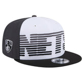 Brooklyn Nets Throwback Gradient Tech Font 9FIFTY Snapback Hat - White/Black | New Era discount
