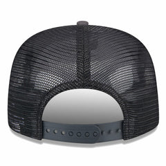 Brooklyn Nets Throwback Team Arch Golfer Snapback Hat - Black/Charcoal | New Era shop