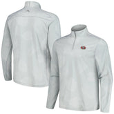 San Francisco 49ers Delray Frond IslandZone Half-Zip Sweatshirt - Gray on sale