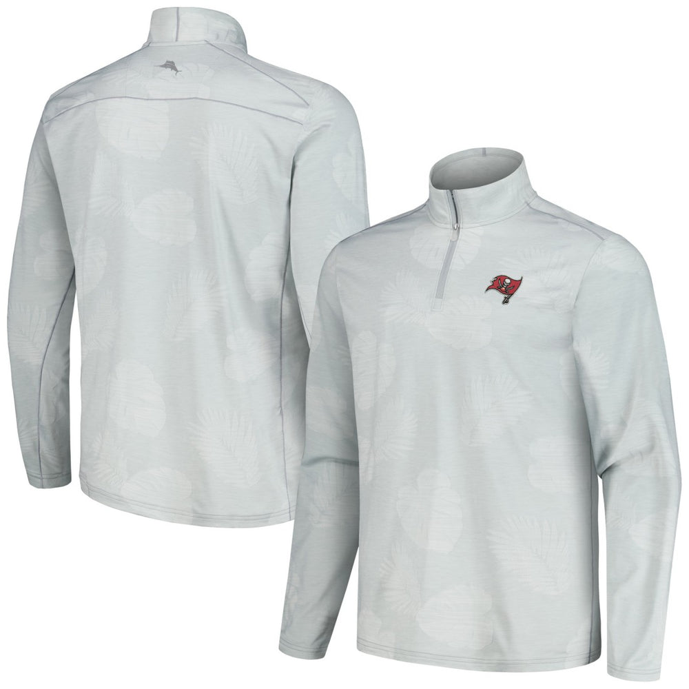 Tampa Bay Buccaneers Delray Frond IslandZone Half-Zip Sweatshirt - Gray online