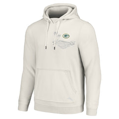 Green Bay Packers Home Game Pullover Hoodie - White sale
