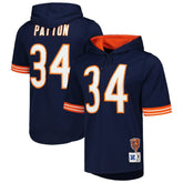 Walter Payton Chicago Bears Retired Player Name & Number Mesh Hoodie T-Shirt - Navy on sale
