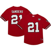 Deion Sanders Atlanta Falcons Retired Player Name & Number Mesh Top - Red online