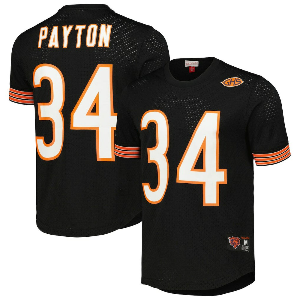 Walter Payton Chicago Bears Retired Player Name & Number Mesh Top - Black sale
