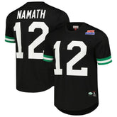 Joe Namath New York Jets Retired Player Name & Number Mesh Top - Black for sale