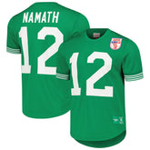 Joe Namath New York Jets Retired Player Name & Number Mesh Top - Kelly Green discount