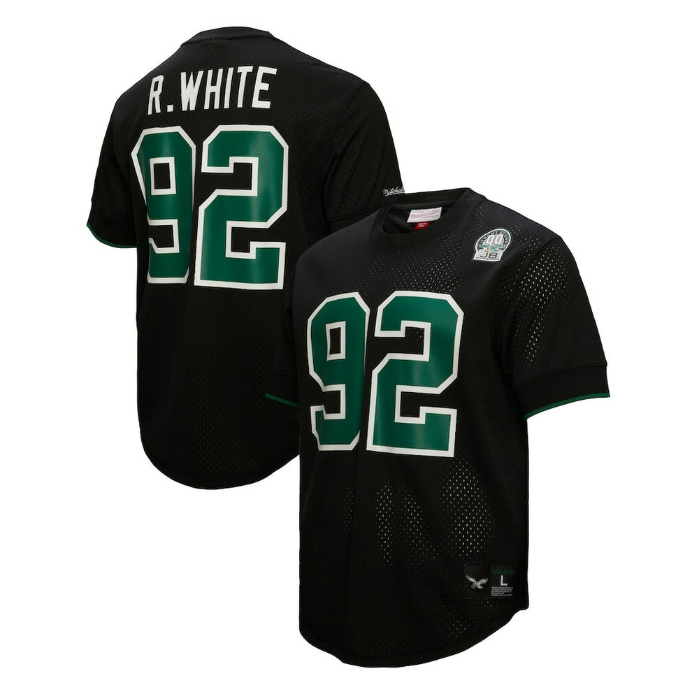 Reggie White Philadelphia Eagles Retired Player Name & Number Mesh Top - Black cheap
